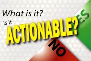 opredelitev actionability