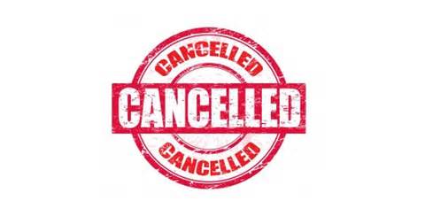 định nghĩa của canceled