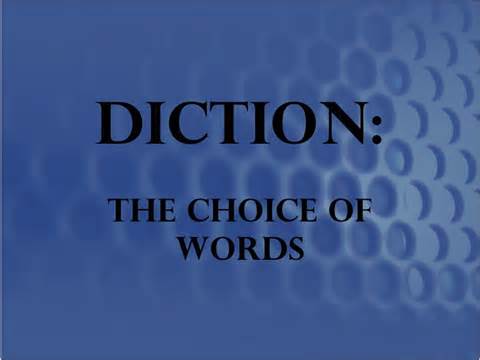 Definice diction