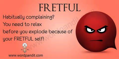 definición de fretful