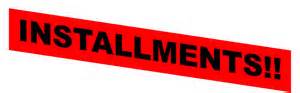 installments 定義