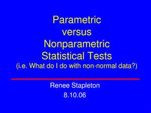 Definice nonparametric