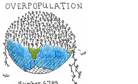overpopulated 定義