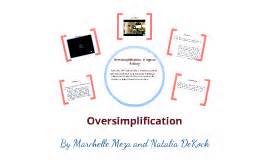 definícia oversimplification