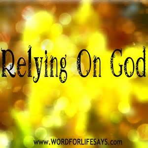 relying परिभाषा