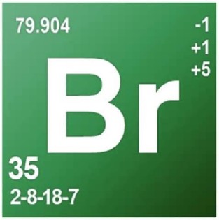 definizzjoni ta bromine