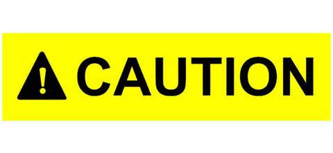 opredelitev caution