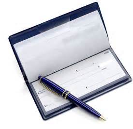 Definitions of checkbooks