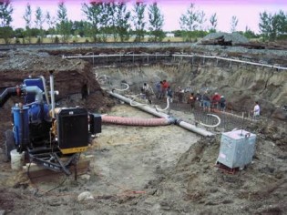 dewatering 定義