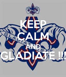ความหมายของ gladiate