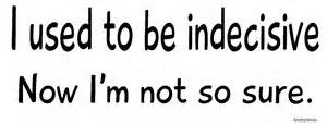 indecisive 定義
