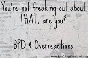Definice overreactions