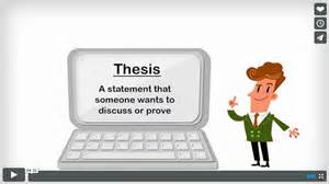 Definīcija thesis