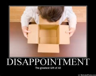 Definice disappointment