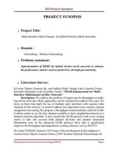Definitions of synopsis